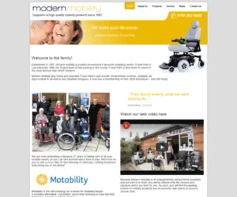 Modernmobility.co.uk(Modern Mobility) Screenshot