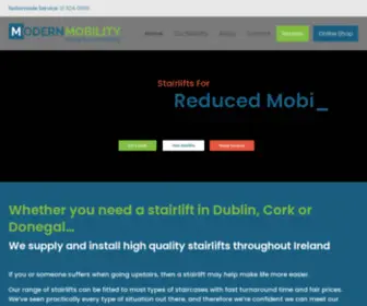 Modernmobility.ie(Modern Mobility) Screenshot