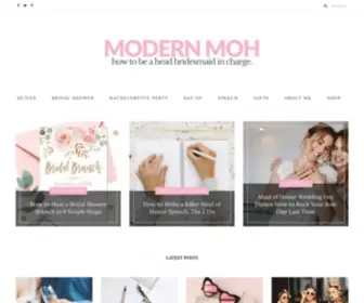 Modernmoh.com(How to Be a Head Bridesmaid in Charge) Screenshot