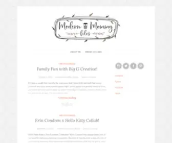 Modernmommyfiles.com(Modern Mommy Files) Screenshot