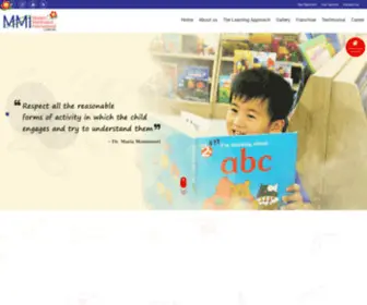 Modernmontessoriindia.com(Modern Montessori International Pre School in Gurgaon) Screenshot