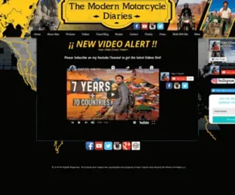 Modernmotodiaries.com(The Modern Motorcycle Diaries) Screenshot