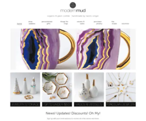 Modernmudstudio.com(Modern Mud) Screenshot