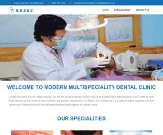 Modernmultispecialitydentalclinic.com(Modern Multi Speciality Dental Clinic) Screenshot