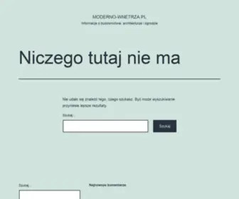 Moderno-Wnetrza.pl(Wyposażenie wnętrz) Screenshot