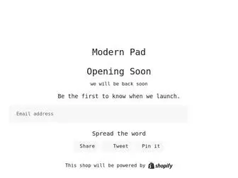 Modernpad.co(Modern Pad) Screenshot