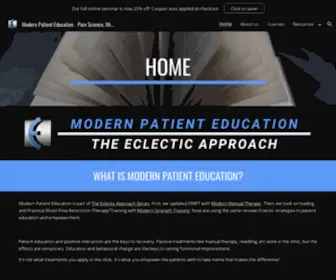 Modernpatienteducation.com(Modern Patient Education) Screenshot