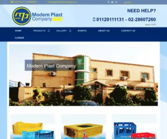 Modernplast-Egypt.com(Modern Plast) Screenshot