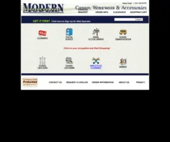 Modernprocess.net(Casual Workwear and Accessories from Modern Process Company) Screenshot