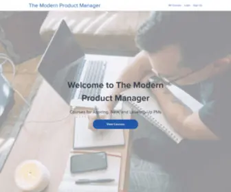 Modernproductmanager.co(The Modern Product Manager) Screenshot