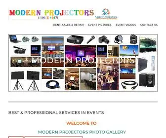 Modernprojectors.com(MODERN PROJECTORS PVT LTD) Screenshot