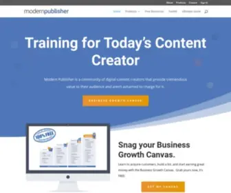 Modernpublisher.com(Training for Today's Information Marketer) Screenshot