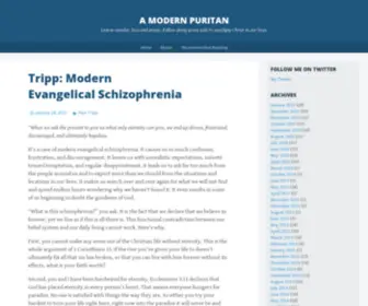 Modernpuritan.com(A Modern Puritan) Screenshot