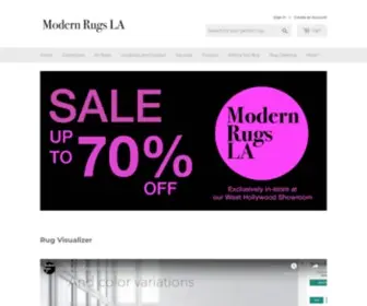 Modernrugsla.com(Modern Rugs LA) Screenshot