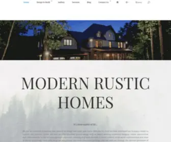Modernrustichomes.com(Modern Rustic Home Builders) Screenshot