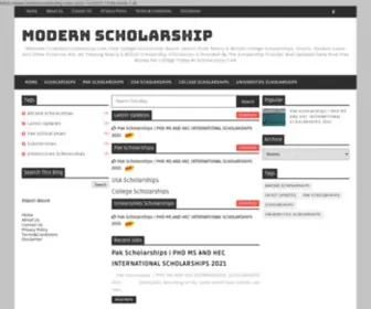 Modernscholarship.com(Modern Scholarship) Screenshot