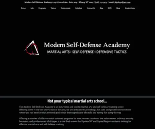 Modernselfdefenseacademy.com(Modern Self) Screenshot