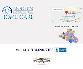 Modernseniorservices.com(Modern Senior Services) Screenshot