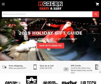 Modernskate.com(Modern Skate & Surf) Screenshot