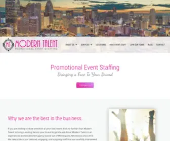 Moderntalentusa.com(Modern Talent) Screenshot