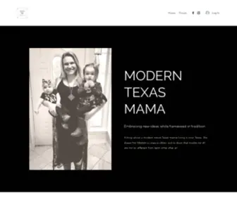 Moderntexasmama.com(Modern Texas Mama) Screenshot