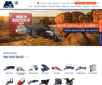 Moderntrailers.com.au(Modern Trailers) Screenshot