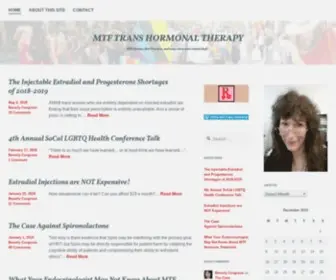 Moderntranshormones.com(HRT Options) Screenshot