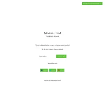 Moderntrendsonline.com(Modern Trend) Screenshot