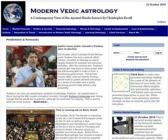 Modernvedicastrology.com(Predictions & Forecasts) Screenshot