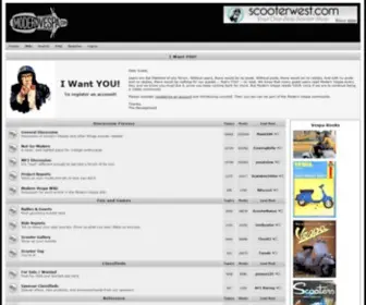 Modernvespa.com(Modern Vespa) Screenshot