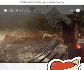 Modernvice.com(Designer boots) Screenshot
