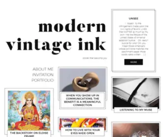 Modernvintageink.com(Modernvintageink) Screenshot