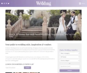 Modernwedding.com.au(Modern Wedding) Screenshot