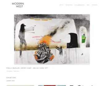 Modernwestfineart.com(Modern West Fine Art) Screenshot