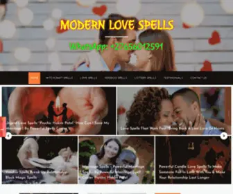 Modernwitchcraftspells.com(Modern Love Spells) Screenshot