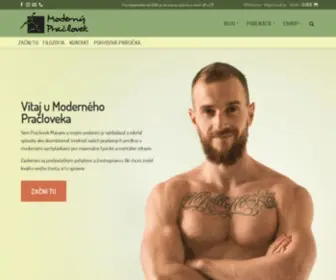 Modernypraclovek.sk(Moderný Pračlovek) Screenshot