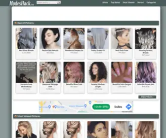 Modeshack.com(Modern Ideas of Hairstyles) Screenshot