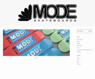 Modeskateboards.com(MODE Skateboards) Screenshot