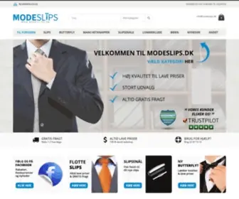 Modeslips.dk(Køb slips) Screenshot