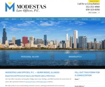 Modestaslaw.com(Modestas Law Offices) Screenshot