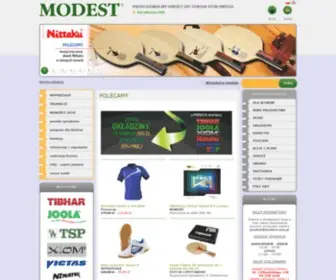 Modest.com.pl(Tenis stołowy) Screenshot
