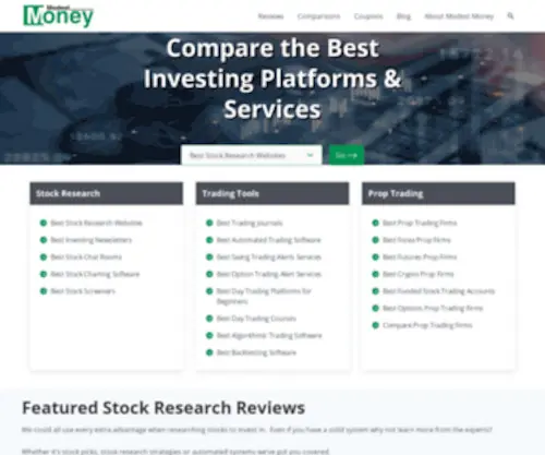 Modestmoney.com(Modest Money) Screenshot