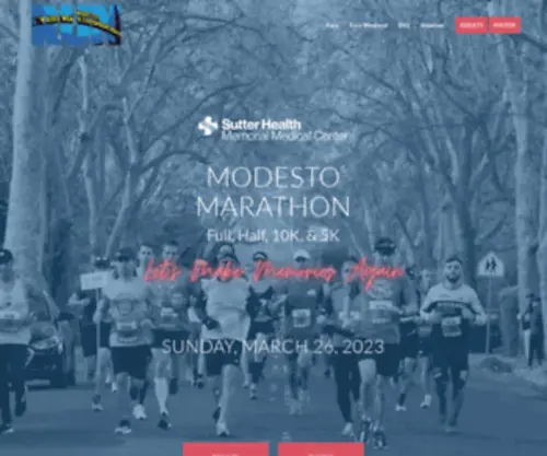 Modestomarathon.com(Modestomarathon) Screenshot