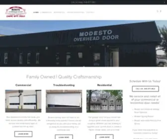 Modestooverheaddoor.net(Modesto Overhead Door) Screenshot