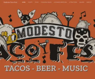 Modestotacofest.com(Modesto Taco Fest) Screenshot