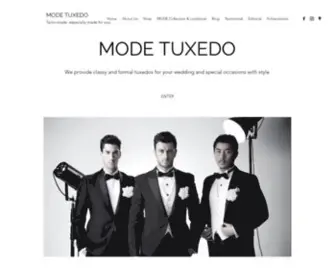 Modetuxedo.com(MODE Tuxedo) Screenshot