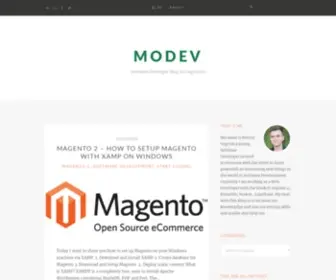 Modev.net(Software Developer Blog for beginners) Screenshot