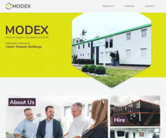 Modex-Spaces.co.uk(Modular Spaces Designed & Built) Screenshot