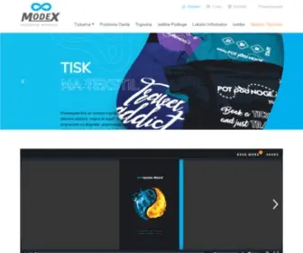 Modex.si(Tisk na tekstil) Screenshot