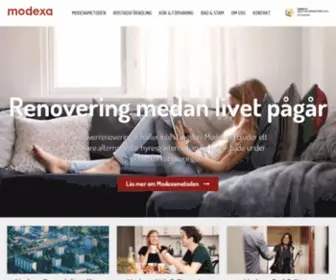 Modexa.se(Renovering medan livet pågår) Screenshot